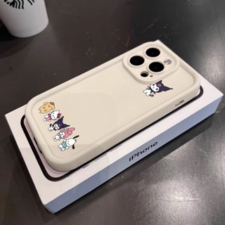 【ins風上下庫洛米】適用於蘋果11promax 13mini手機殼16ProMax 14 xs全包iphonexr 8