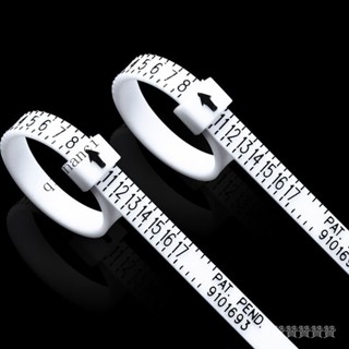低價📣讚【4萬人收藏】量手指標準戒圈測量環戒指圈口尺寸大小號碼美碼塑膠軟尺神器工