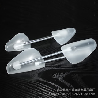 小妹推薦#彈簧塑膠鞋撐預防變形防褶皺全新料透明鞋楦鞋子擴大器可調節鞋撐ws