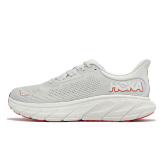 Hoka 慢跑鞋 Arahi 7 2E 男鞋 寬楦 灰 紅 緩衝 輕量 路跑 休閒 [ACS] 1147870CRYT