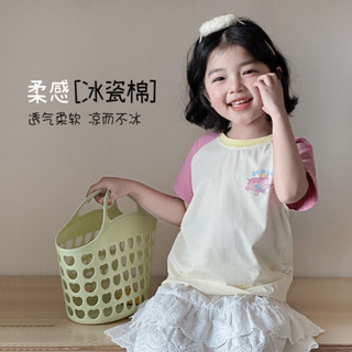 【HOT 本舖】童裝 兒童T恤夏季薄款2025夏款新品男女童卡通印花T恤寶寶夏裝短袖上衣