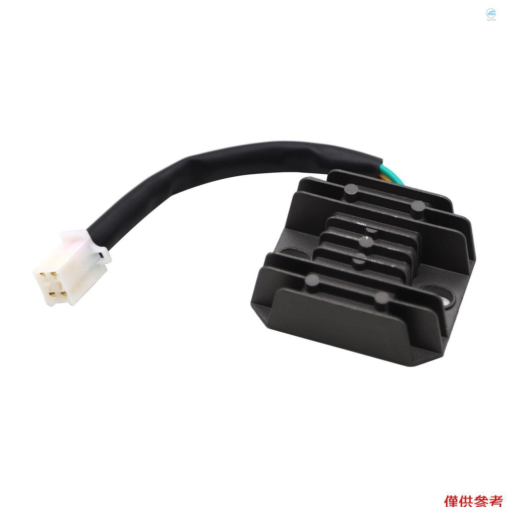 Crtw 12V 穩壓整流器 4 線適用於 GY6 125cc 150cc ATV 越野車卡丁車輕便摩托車和踏板車