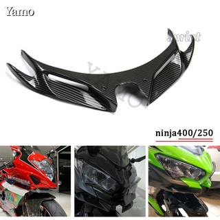 KAWASAKI 適用於川崎ninja400/250 Ninja 2018-2024年改裝鳥嘴定風翼入風翼鯊魚鰭