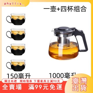 臺灣出貨 玻璃茶杯家用加厚耐高溫帶把品茗蓮花杯辦公創意小杯子奶茶咖啡杯 V5YH