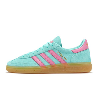 adidas 休閒鞋 Handball Spezial 女鞋 藍綠 粉 南灣 德訓鞋 愛迪達 [ACS] JS4084