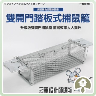 🏆【冠軍選物 可開發票】雙門踏板老鼠籠 連續捕鼠器 捕鼠籠 老鼠夾 捕鼠神器 滅鼠器 抓老鼠 捉老鼠 捕鼠夾WT05