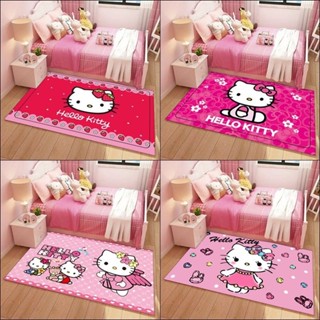『臺現』100%正品 卡通柔軟hello Kitty地毯沙發臥室客廳床頭裝飾兒童防滑地墊可定製