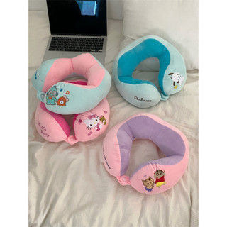 Sanrio 三麗鷗 kuromi 庫洛米 玉桂狗美樂蒂 夏季新款駝峰冰感u型枕可愛卡通刺繡三麗鷗護頸枕辦公室午睡枕頭