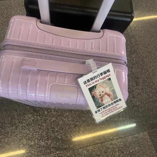 行李牌 行李吊牌 韓國 防丟失行李牌玲娜貝兒吊飾行李箱吊牌學生旅行箱標識牌創意包吊飾