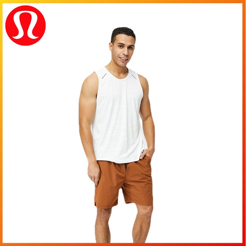 Lululemon Fresh 男士速乾無袖背心 - 非常適合跑步、訓練和健身;休閒、透氣的健身背心有加大碼可供選擇。
