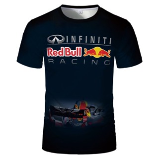 夏季短袖T恤RED BULL 高品質紅牛 T恤男 / 女士品牌設計 3D 列印 T恤街頭裝超大號上衣