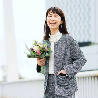 小香風洋裝 小香風套裝 小香風上衣 外套女春秋新款小香風花呢獨特漂亮小香風有大尺碼外貿日單輕薄夾克