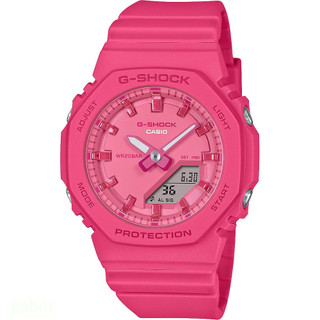 CASIO 卡西歐 G-SHOCK 單色時尚 八角雙顯手錶-粉紅 GMA-P2100PP-4A