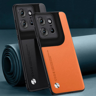 MOTOROLA 摩托羅拉 ThinkPhone 25 後蓋豪華 PU 皮套摩托羅拉 Moto Edge 50 Neo