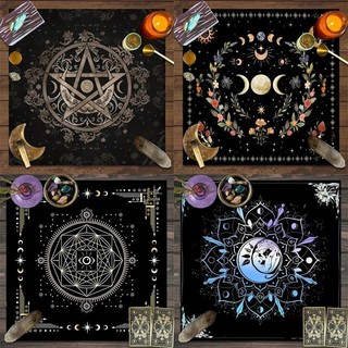 塔羅臺桌布Tarot Tablecloth祭壇布月相太陽星空花卉祭壇儀式道具