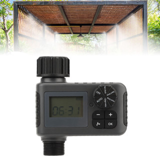 自動灌溉定時器可程式設計澆水定時器戶外花園軟管定時器 G3/4 螺紋