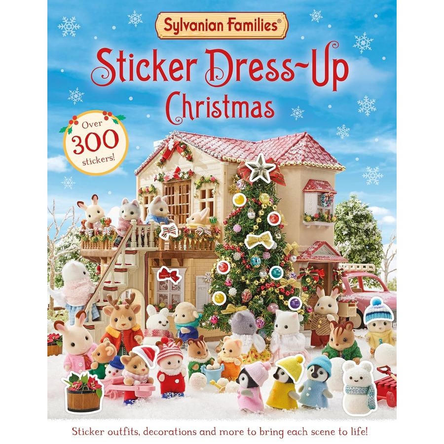 Sylvanian Families: Sticker Dress-Up Christmas Book/森林家族：聖誕貼紙裝扮書/Macmillan Children's Books eslite誠品