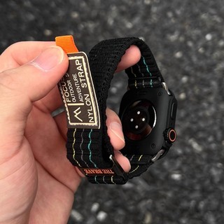 尼龍錶帶 蘋果手錶帶 適用於 Apple Watch 12-11-10-SE3 44/45/49MM 42/46MM