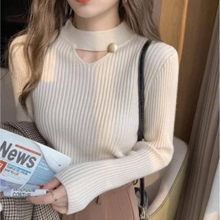 新中式針織衫女半高領打底衫秋冬新款毛衣秋冬內搭外穿上衣高階感