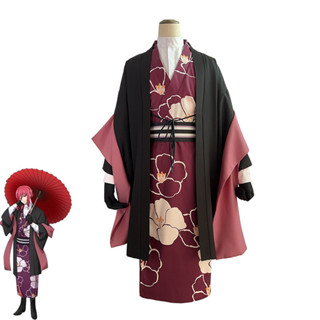汐汐優選 藍色監獄cos服 大正浪漫韆切豹馬大小姐日式和風和服角色扮演套裝