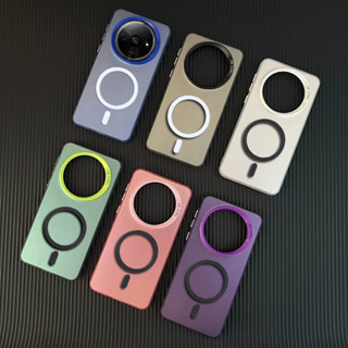 XIAOMI 適用於小米 POCO C61 Redmi A3 A3x 彩色 IMD 保護套帶磁貼