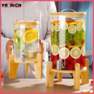 提供冷熱玻璃飲料分配器/飲水機/果汁分配器/透明茶桶/派對