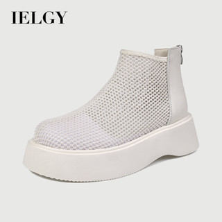 IELGY 女士厚底增高網眼透氣涼鞋