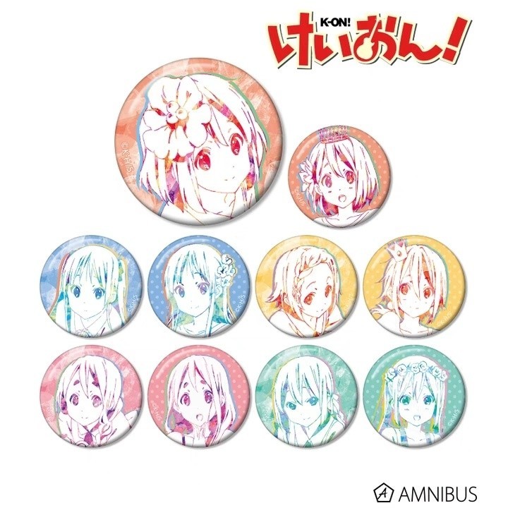 免運日版輕音少女水彩吧唧盲抽平澤唯 琴吹釉 田井中　默認中古　小胡桃小店