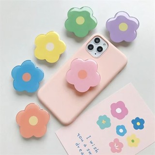 XIAOMI SAMSUNG 花卉手機支架支架可愛花卉支架可伸縮便攜式防滑底座手柄桌面配件相容 iPhone 小米三星