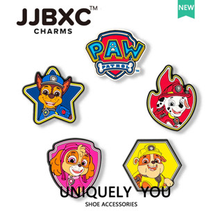 JJBXC 洞洞鞋 鞋釦 鞋花 鞋配飾 汪汪隊卡通人物鞋釦飾品鞋花DIY時尚鞋附件 適用於cross鞋