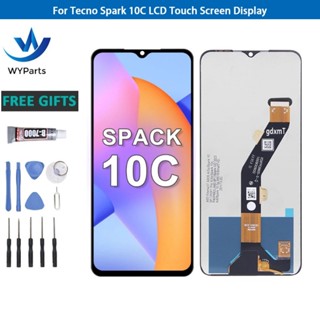 6.6" 適用於 Tecno Spark 10C KI5k、KI5m LCD 螢幕,帶觸摸屏數字化儀元件顯示器更換部件