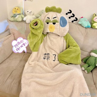 【臺出免運】2024年珊瑚絨睡衣女秋冬季加厚連體搞怪沙雕可愛卡通睡袍家居服 長袖睡衣 法蘭絨睡衣 珊瑚絨睡衣 冬季睡衣