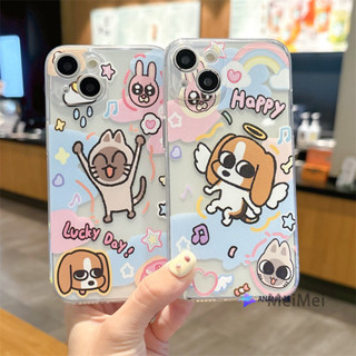 ins多棟比格小狗適用蘋果16PRO手機殼iPhone15/14情侶13mini透明11全包7p卡通xsmax防摔軟殼