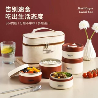 日式圓形便攜不鏽鋼飯盒 保鮮盒