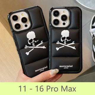 時尚棉服羽絨服主腦骷髏手機殻適用於 iPhone 16 15 14 12 11 13 Pro Max