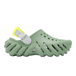 Crocs 卡駱馳 Echo Clog 童鞋 中童鞋 苔癬綠 洞洞鞋 涼鞋 [YUBO] 208190308