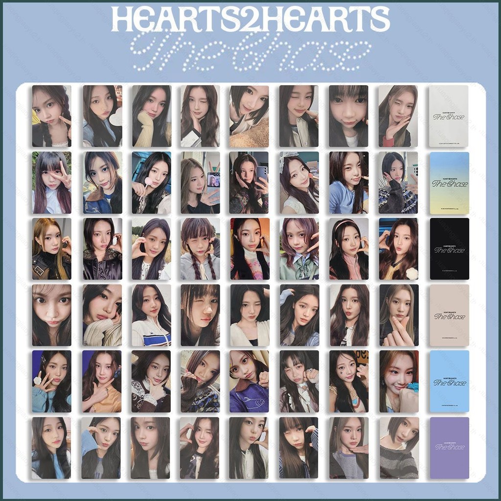HQ2 8PCS/Set H2H HEARTS2HEARTS JIWOO LOMO 卡片追逐明信片系列星星周邊 QH2