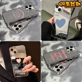 粉色love小小熊手機殼 適用於三星 M13 A70 A71 鏡面 防摔 硬殼 A31 A50 A30S A51 A52