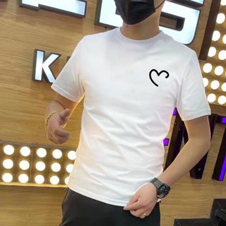 [珍妮推薦]夏季純棉短袖男士T恤打底衫純色百搭上衣服圓領半袖體恤休閒男