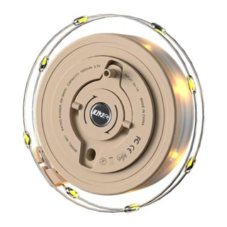 2025新款氛圍LED露營燈USB充電戶外帳篷七彩串燈帶捲尺收納野營燈