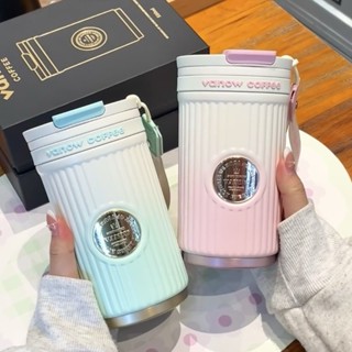 vanow勳章保溫杯 咖啡杯 保溫瓶 陶瓷內膽咖啡杯 陶瓷保溫瓶 吸管隨行杯 水杯 隨手杯 環保杯