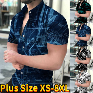 復古3D印花修身襯衫T恤男士復古3D印花修身襯衫短袖