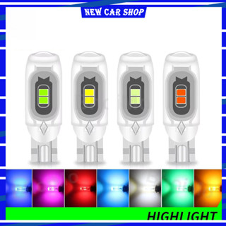 全新 1x T10 W5W 鏡頭 Led 閃光燈頻閃燈泡 194 WY5W 閃爍內部停車牌照閱讀訊號燈 12V 汽車尾燈