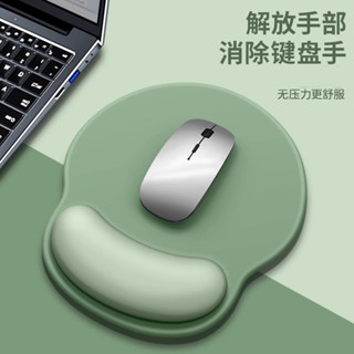 滑鼠墊 素色高顏值簡約電腦桌防水護軟墊 橡膠鍵盤託手腕墊 耐磨耐髒滑鼠墊