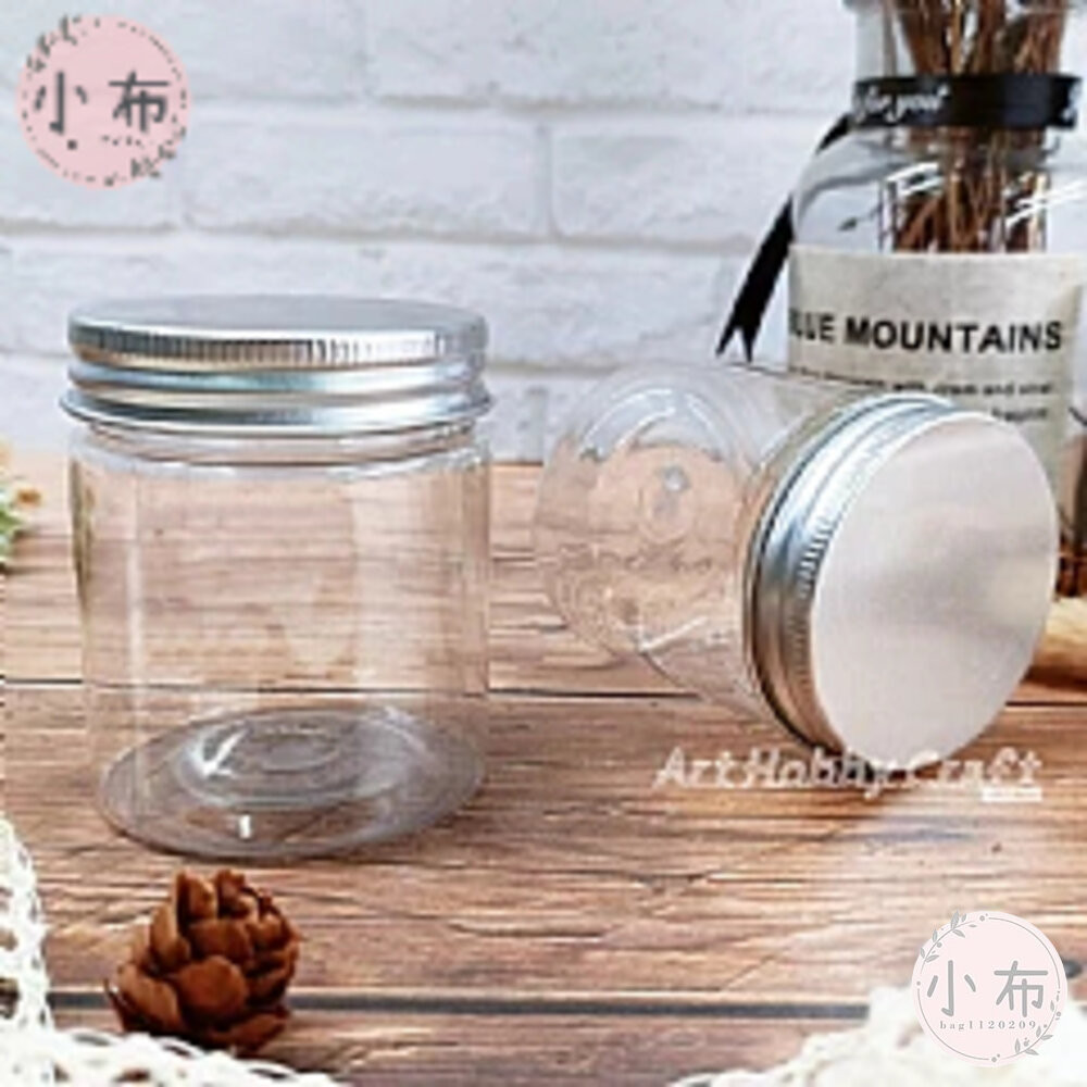 台灣現貨 小布點︱鋁蓋PET透明罐120ML︱55 送壓敏墊片 感壓墊片 #55 塑膠瓶