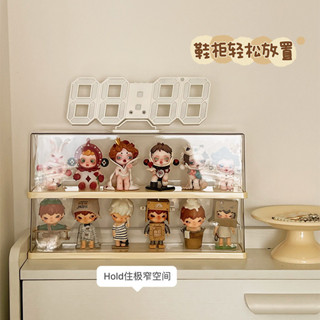 限時優惠 [1.7萬人好評]盲盒展示架收納透明樂高娃娃手辦展示櫃防塵泡泡瑪特亞克力展示盒