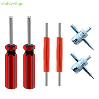 Vhdd 1Set 汽車輪胎氣門芯拆卸工具插入拆卸工具汽車自行車摩托車車輪氣門芯扳手螺絲刀 TW