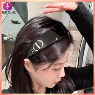 🔥臺灣出貨🔥【7719人收藏】2025洋氣墨鏡女髮箍dd字母太陽鏡女兩用二閤一連體鏡防滑防紫外綫