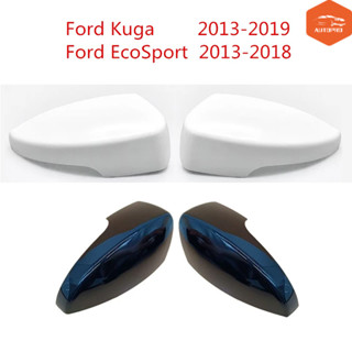 福特 Kuga 2013-2019 EcoSport 2013-2018 後視鏡外殼外殼汽車配件裝飾的汽車後視鏡罩