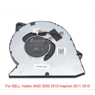 全新 CPU 風扇適用於 DELL Vostro 3420 3250 3510 Inspiron 3511 3515 0